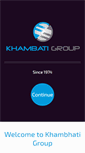 Mobile Screenshot of khambatigroup.com